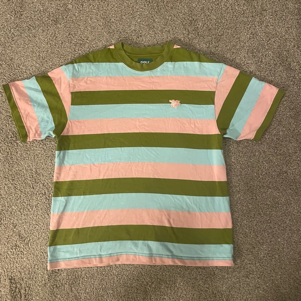 Golf Stripped Shirt XL